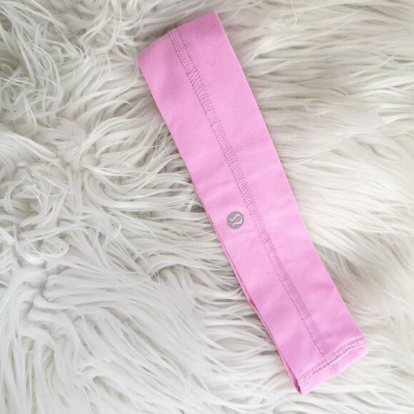 lululemon athletica Accessories - LULULEMON ATHLETICA | Bubble Gum Barbie Pink Headband Elastic Stretch | OSFM